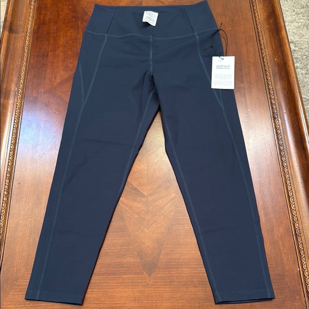 Girlfriend Collective Navy Leggings